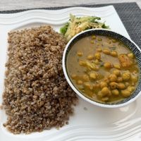 Chickpea curry  at Vibrations Kitchen in Serrekunda