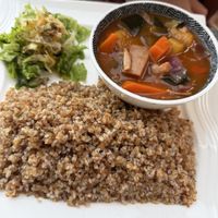 Jackfruit dish  at Vibrations Kitchen in Serrekunda
