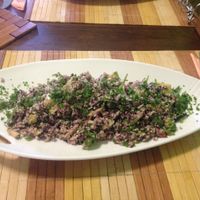 Raw salad at BEMBA rawfood & plant-based in Bratislava