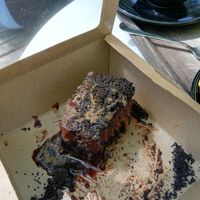 Raw poppy seed cake - wasn't fast enough with the picture, it was sooo tasty! at BEMBA rawfood & plant-based in Bratislava