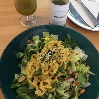 asian courgette noodels at BEMBA rawfood & plant-based in Bratislava