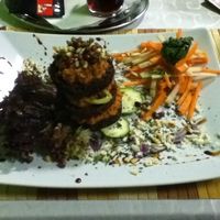 raw burger at BEMBA rawfood & plant-based in Bratislava