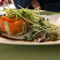Salmon  at BEMBA rawfood & plant-based in Bratislava