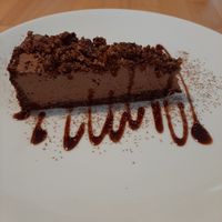 Almond-chocolate raw cake at BEMBA rawfood & plant-based in Bratislava