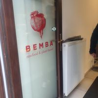 Entrance at BEMBA rawfood & plant-based in Bratislava