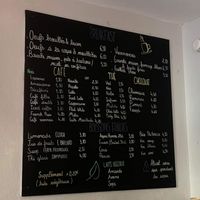 Menu  at Morning Glory Café in Dijon