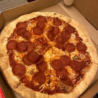 Vegan PepperoNAY at Domino's Pizza in Leeds