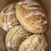 Cinnamon Bun  at Vegan Bay Baker in Peterhead