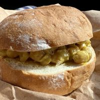 Chickpea sandwich   at Vegan Bay Baker in Peterhead