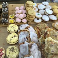 Just some of the cakes and pastries to choose from at Vegan Bay Baker in Aberdeen