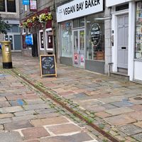 Shop front at Vegan Bay Baker in Aberdeen