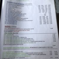 Menu: Dessert (vietnamese rice cake and agave sirup), non-alcoholic drinks, teas and homemade lemonades and iceteas. There’s also Vietnamese coffee with vegan or dairy option  at Tramy - Vietnam Kitchen in Berlin