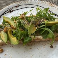 Hummus & avocado toast  at Oops Bubble Waffle Cafè in Tenerife