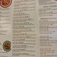 Vegan/veggie options on menu   at Taj in South Kingstown