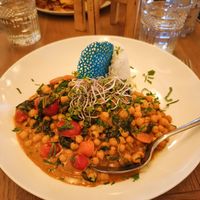 Kichererbsen Curry at Mühlenhof Bagband in Grossefehn