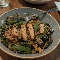 Teriyaki quinoa bowl at Maggie McFly's in Manchester