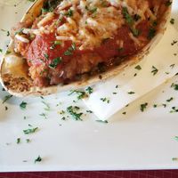 House lasagna special at Organic Oasis in Anchorage