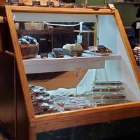 Dessert case at Organic Oasis in Anchorage