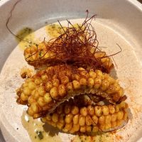 Snacks & Sweets - Sweet Corn Riblets, Chilli Salt w Basil Butter     at Little Sister in Cairns