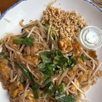 Tofu pad Thai (no egg)  at Thai Peacock in Portland