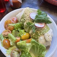 Breakfast burrito - dine in is in the Mekelburg’s space  at Guevara's - Domino Park in Brooklyn