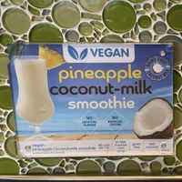 Pineapple Coconut-Milk Smoothie   at Menchie's Frozen Yogurt in Cedar Falls