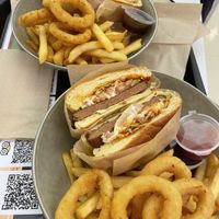 Beef rodeo box was yummy!  at Smiley Vegan Rundle Mall in Adelaide