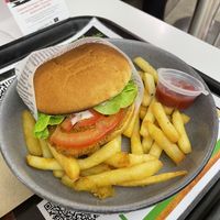 Chicken zinga burger  at Smiley Vegan Rundle Mall in Adelaide
