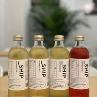 Organic KOMBUCHA flavor with yuzu, shiso, originak, kuwa.  at ONE EARTH in Hiroshima