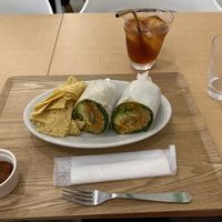 vegan burrito   at ONE EARTH in Hiroshima