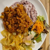Vegan curry (comes with a soup) at ONE EARTH in Hiroshima