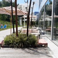 Outdoor seating at ZRH - Zoom Restaurant & Bar  in Kloten