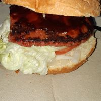 Burger vegan meat at Burger Monkeys in Velez-malaga