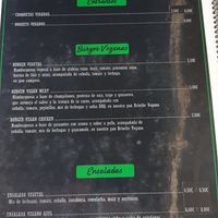 Menú vegano por separado at Burger Monkeys in Velez-malaga
