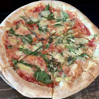 Vegan Cheese, Artichokes, & Spinach   at 600 Degrees Pizzeria Drafthouse in Georgetown