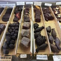 Chocolat creations  at La Cabosse Enchantée in La Rochelle