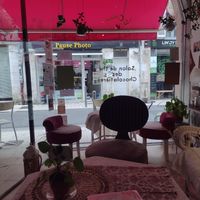 Cute little cafe at La Cabosse Enchantée in La Rochelle