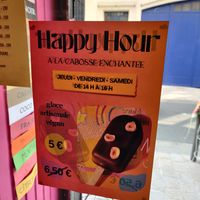 Happy hour 2pm - 4pm at La Cabosse Enchantée in La Rochelle