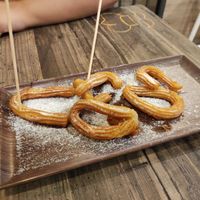 Churros at Peterland Napoli - Piazza del Gesù in Naples