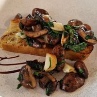 Crostini al Funghi (VO) at Carpenters Arms in Newark