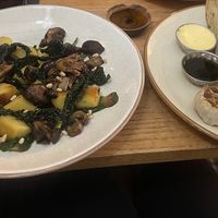 Gnocchi and focaccia   at Carpenters Arms in Newark