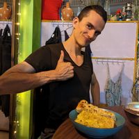 Shepherd's pie at Green Life Market in Sarande
