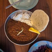 Curry of the day at Green Life Market in Sarande