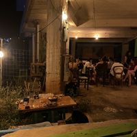 Cozy outside dining area and very friendly staff :))  at Green Life Market in Sarande