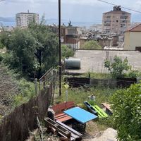 Walking down to the downstairs to the dining areaa  at Green Life Market in Sarande