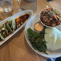 Tofu Veggie wraps   at Moxies in Plano