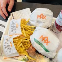No beef burger and no chicken burger meal deal   at MAX - Kungsgatan in Stockholm