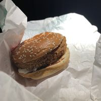 Vegan chicken burger   at MAX - Kungsgatan in Stockholm