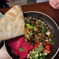 Mushroom Shawarma-plate at Seventy Seven in Middelburg