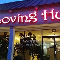 Outside at Loving Hut in Addison